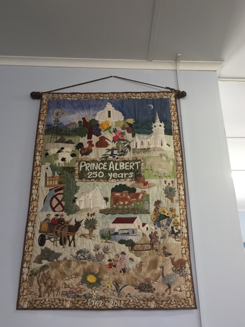 The Heritage Quilt can be seen in our Library